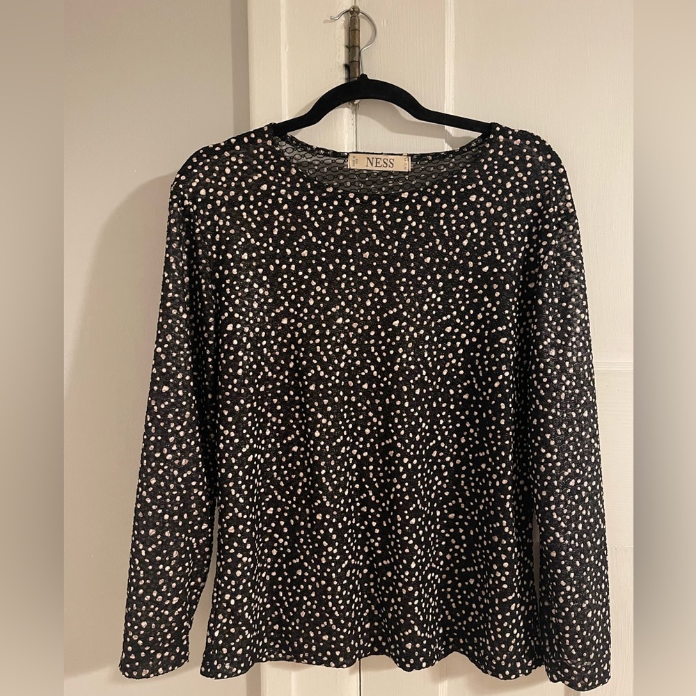 Vintage semi sheer top